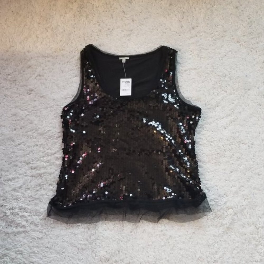 Sequined Tank Top - Picture 3 of 7